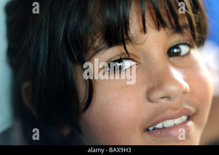 Mädchen in Thong pha Phum thailand Stockfoto