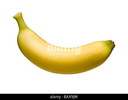 Ein Schnitt aus einer schönen Banane Stockfoto