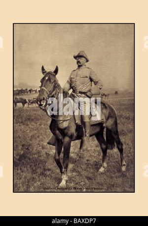 Oberst Roosevelt von Rough Riders Stockfoto