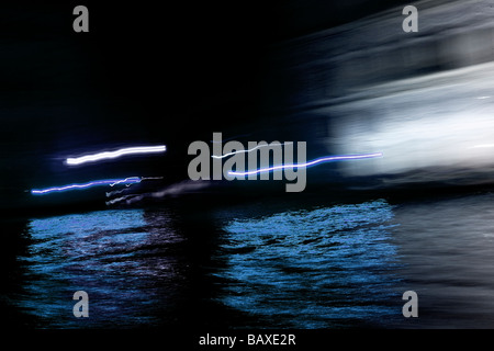 Moderne Ansicht von Bewegung und Wasser in blau Venedig Veneto Italien Europa EU Stockfoto