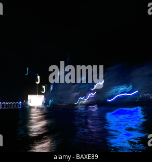 Abstrakte Blick auf den Canal Grande Venedig Veneto Italien Eu Stockfoto