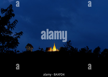 Tempel in Thong pha Phum thailand Stockfoto