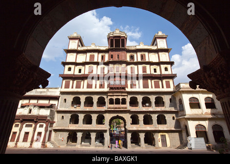 Raj Wada Mansion in Indore Madhya Pradesh, Indien Stockfoto