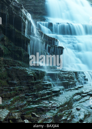 Albion fällt Cascade Wasserfall Stockfoto