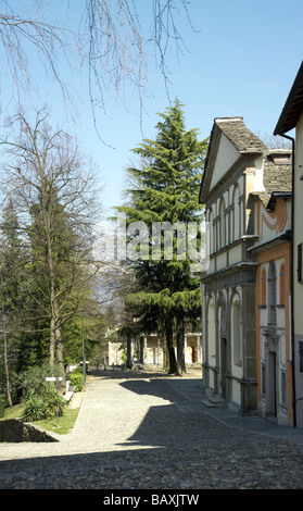 Italien Piemont Sacro Monte di San Francesco di Orta San Giulio Stockfoto