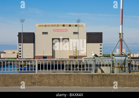 BAE Systems und Devonshire Dock, Furness, Cumbria, England UK Stockfoto