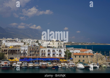 Hafen von Kyrenia, Girne, Nordzypern, Kyrenia, Zypern Stockfoto