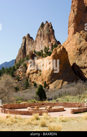 Garten der Götter Park - Colorado Springs, Colorado Stockfoto