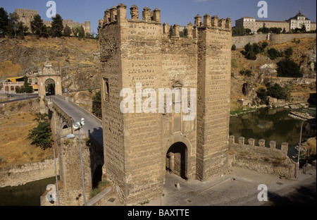 Alcantara Brücke Toledo Spanien Stockfoto