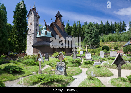 Wang Tempel Karpacz Riesengebirge Polen Stockfoto