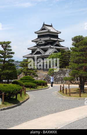 Matsumoto Burg, Nagano-Ken, Japan Stockfoto