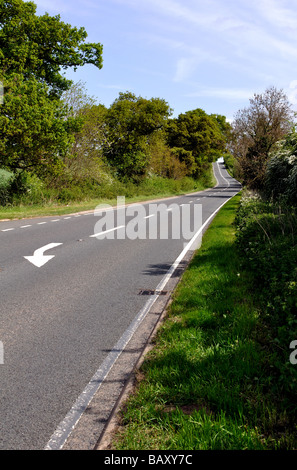 Die Fosse Way, Warwickshire, England, UK Stockfoto