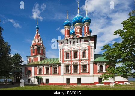 Kirche Sankt Dimitri im Kreml Uglitsch, Kirche von St. Demetrios auf Blut, gebaut im Jahre 1692, Uglitsch, Oblast Jaroslawl, Rus Stockfoto