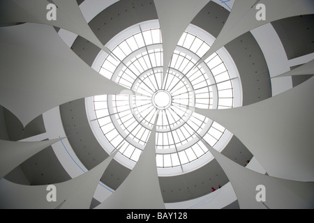 Lichtkuppel über den Eingang Aera von der Pinakothek der Moderne, München, Bayern, Deutschland Stockfoto