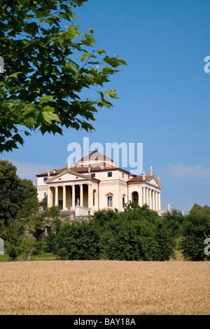 Villa Capra, La Rotonda, entworfen von Andrea Palladio, Vicenza, Venetien, Italien Stockfoto