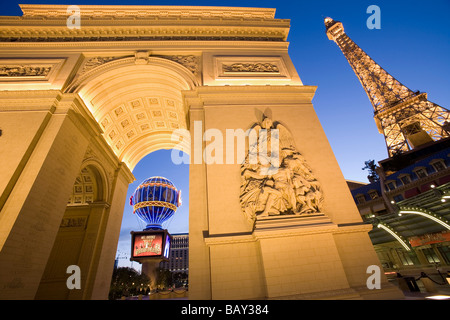 Paris Hotel and Casino in Las Vegas, Nevada, USA Stockfoto