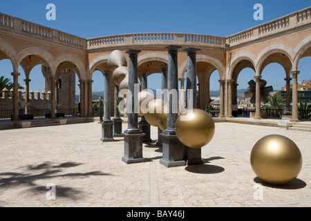 Outdoor-Ausstellungen in Palau March Museo Museum, Palma, Mallorca, Balearen, Spanien Stockfoto