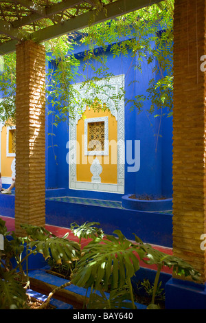 Die schöne Jardins Majorelle in Marrakesch Marokko Stockfoto