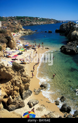 Praia Coelha, in der Nähe von Albufeira, Algarve, Portugal Stockfoto