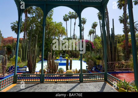 Die schöne Jardins Majorelle in Marrakesch Marokko Stockfoto