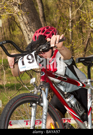 Fahrrad Sport diese ausgezeichnete Besetzung, die Stärkung der Gesundheit Stockfoto
