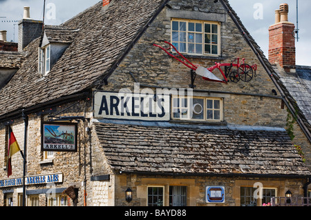 Plough Inn, Fairford, Gloucestershire, UK Stockfoto