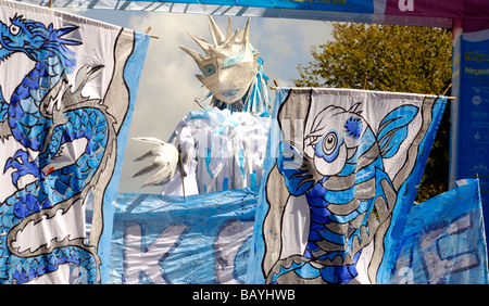 Kinder Parade durch Brighton 2009 Stockfoto