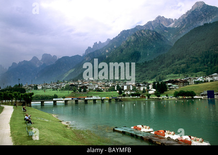 Auronzo-Provinz Belluno-Italien Stockfoto