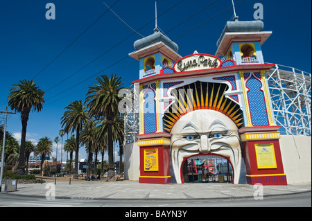 Luna Park, St Kilda, Melbourne, Australien. Stockfoto