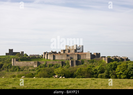 Dover Castle, das Kent-England Stockfoto