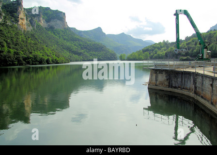 Rio Ebro Embalse de Sobron 08 Stockfoto