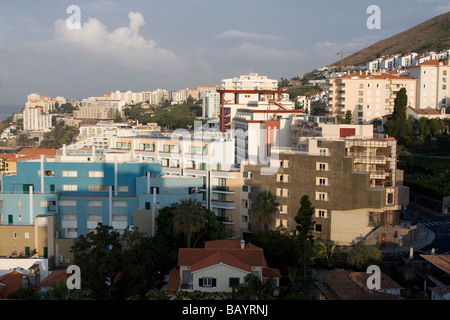 Funchal Madeira Meer Stadt portugiesische Insel im mittleren Atlantik Stockfoto