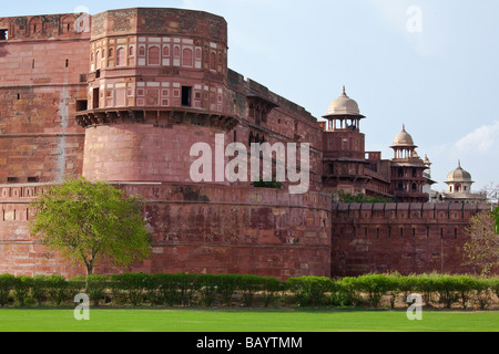 Agra Fort in Agra Indien Stockfoto