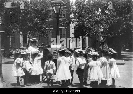 2. Division Grundschule Schüler Stockfoto