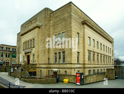 Huddersfield-Kunst-Galerie und Bibliothek Stockfoto