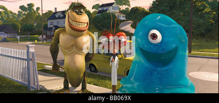 Monsters vs Aliens-Jahr: 2009 Direktoren: Rob Letterman, Conrad Vernon Animation Stockfoto