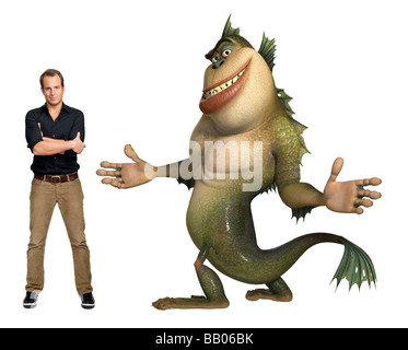 Monsters vs. Aliens Jahr: 2009 Direktoren: Rob Letterman, Conrad Vernon Will Arnett Stimme von The Missing Link-Animation Stockfoto