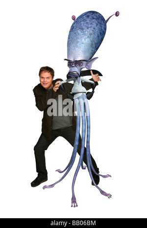 Monsters vs. Aliens Jahr: 2009 Direktoren: Rob Letterman, Conrad Vernon Rainn Wilson Stimme des Gallaxhar Stockfoto