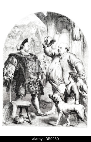 der König und der Müller von Dee von John gilbert Stockfoto