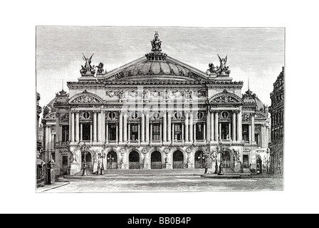 neues Opernhaus Palais Garnier Opéra de Paris grand Wahrzeichen Charles Garnier Neo-barocken Stil architektonisches Meisterwerk Académi Stockfoto