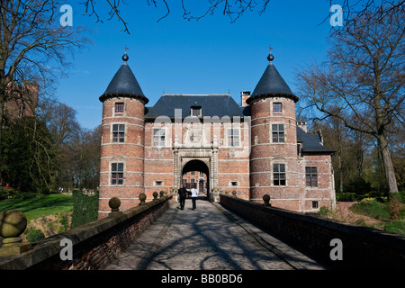 Groot-Bijgaarden Burg, Belgien Stockfoto