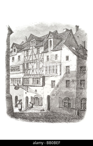 Das Haus von Hans Sachs Stockfoto