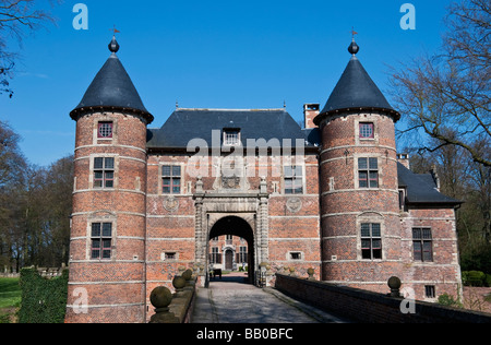 Groot-Bijgaarden Burg, Belgien Stockfoto