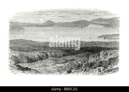 die Meerenge von salamis Stockfoto