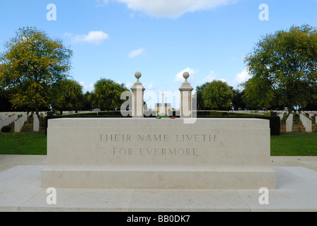 Kanadische Friedhof von Bény-Sur-Mer, Normandie Stockfoto