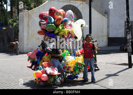 Ballon Verkäufer Coyoacan Mexiko-Stadt Mexiko Stockfoto