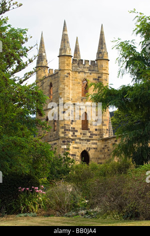 St. Davids Kirche in Port Arthur Penal Colony, Tasmanien, Australien Stockfoto