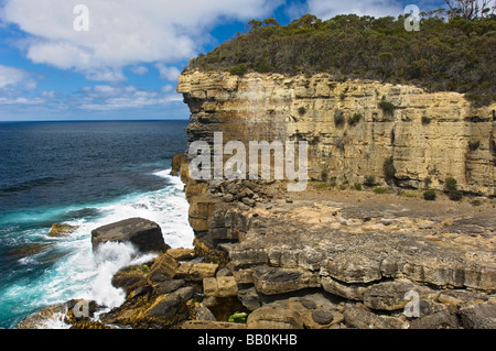 Teufel-Küche auf der Tasman Halbinsel, Tasmanien, Australien. Stockfoto