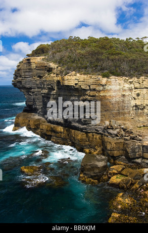 Teufel-Küche auf der Tasman Halbinsel, Tasmanien, Australien. Stockfoto