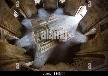 Inisde Ali Isa Khan Niazi Grab in Humayun-Mausoleum in Delhi Indien Stockfoto